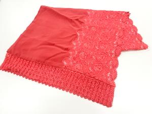 ビロードレース花模様ショール